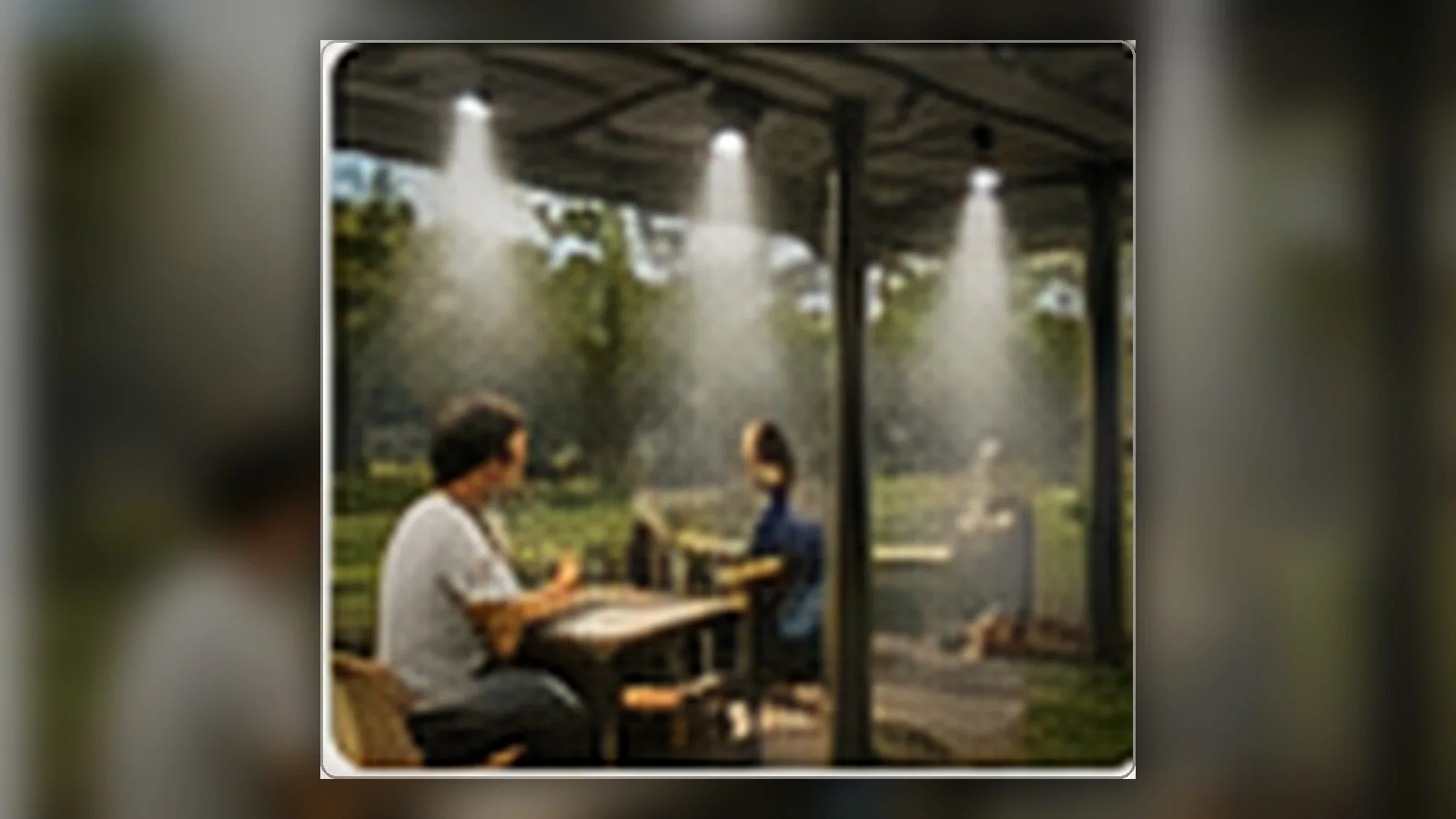 Outdoor cooling stations